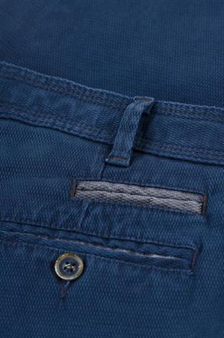 Granatowe spodnie Chinos Napoli 64609 - 10031