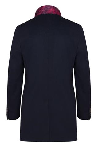 Klasyczny granatowy płaszcz Armando Bellandi 20903 - 1011