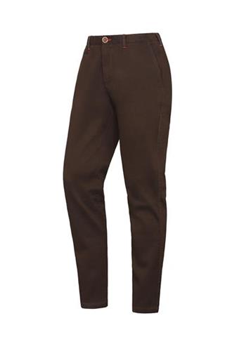 Brązowe spodnie chinos 64614 - 10121
