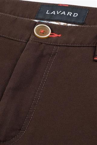 Brązowe spodnie chinos 64614 - 10161