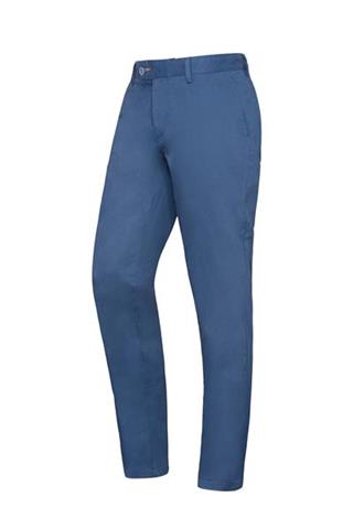 Niebieskie spodnie męskie Chinos Basic 64619 - 10301