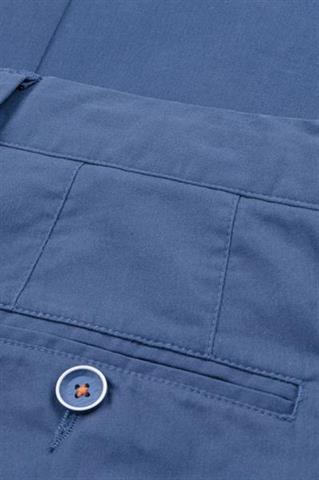 Niebieskie spodnie męskie Chinos Basic 64619 - 10331