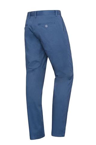 Niebieskie spodnie męskie Chinos Basic 64619 - 10341