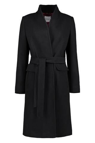 Czarny płaszcz damski wełniany Donna Tuch 84014 - 103691