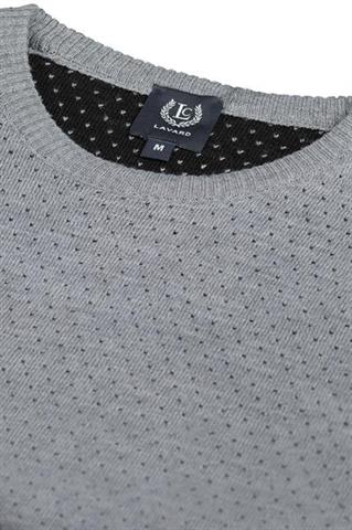 DL0001.DZIANINA.ROUNDNECK.KROPKI.SZARY.T.73838_XL - 104671
