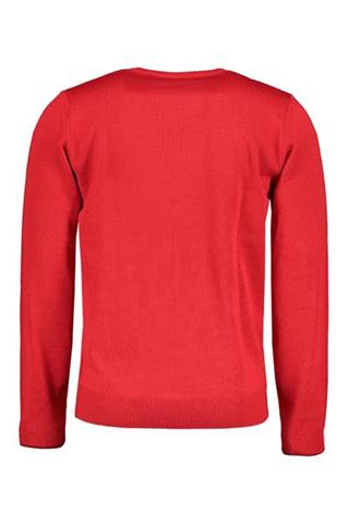 DL0001.DZIANINA.V-NECK.Struktura.Czerwony.J.73835_L - 105611