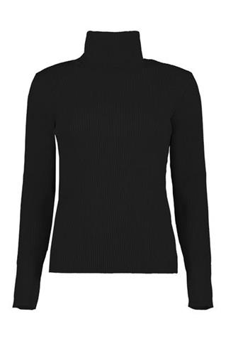 Czarny golf damski 84179 - 108031