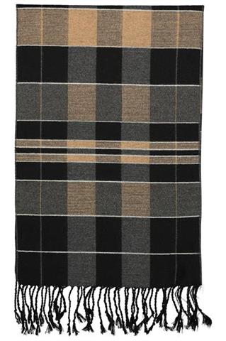 Męski szalik w kratkę 73120 - 108681