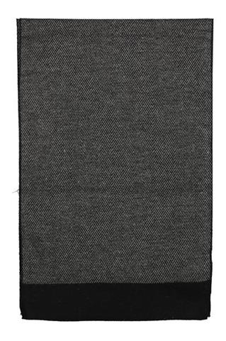 Szary szal męski w jodełkę 73126 - 108801