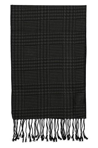 Szal męski w kratkę khaki 73133 - 108981