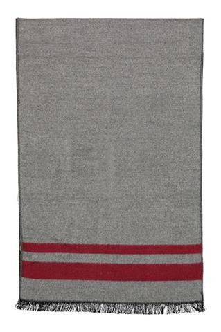 Szary szal męski dwustronny 73138 - 109101