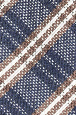 Granatowy krawat w pasy 57285 - 110021