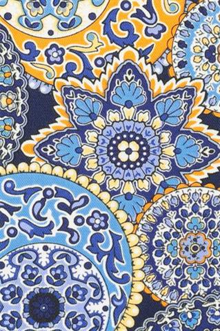 Kolorowa poszetka we wzory 57248 - 110831