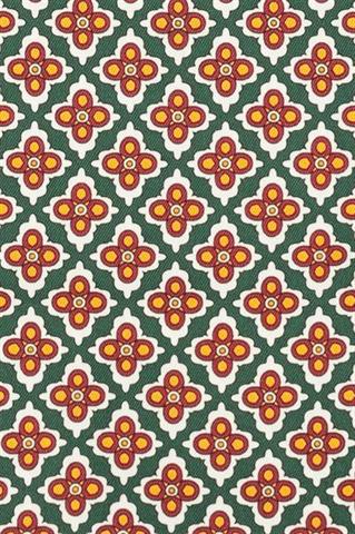 Zielona poszetka w drobny wzór 57254 - 111011