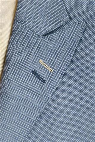 Niebieska marynarka męska z spiczastymi klapami Spitz Koncho 45136 - 11111