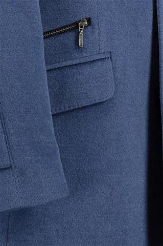 Niebieski płaszcz męski 20549 - 113511