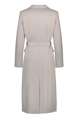 Ekskluzywny szary płaszcz damski Donna Vivo Lux 84751 - 114891