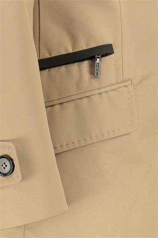 Camelowy płaszcz męski Raulo Tech 24521 - 115761