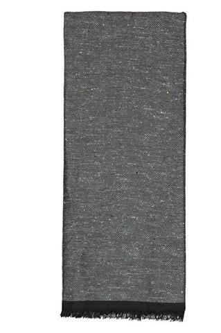 Szary szal męski w jodełkę 72728 - 118531