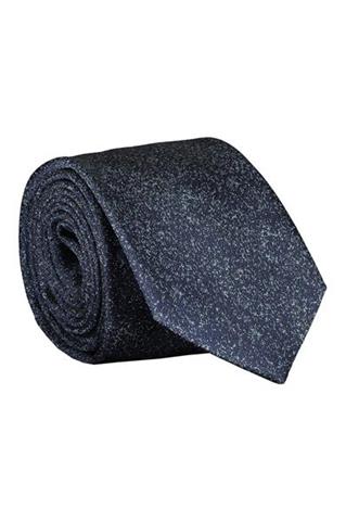 Granatowy krawat z jasnym akcentem 57199 - 119011