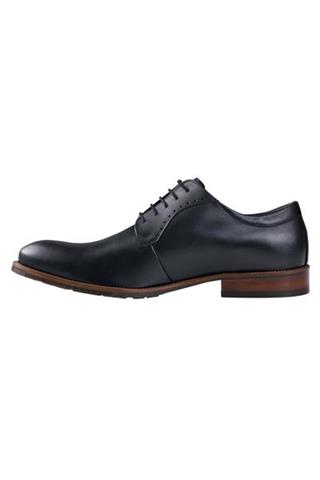 Czarne buty skórzane męskie-derby 72840 - 12071
