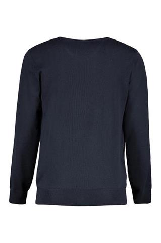 Granatowy sweter męski V-neck 73844 - 121101