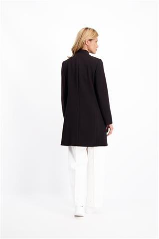 Czarny płaszcz damski 85088 - 121571