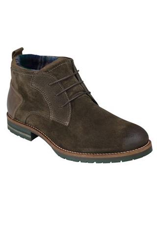 Oliwkowe buty za kostkę 72845 - 12231