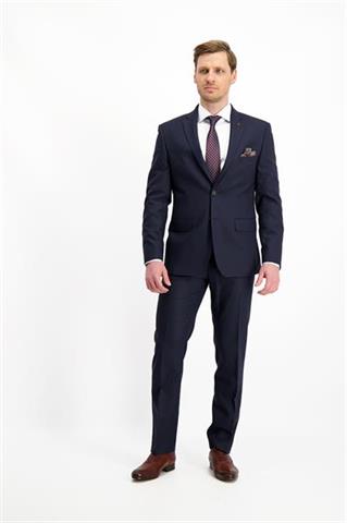 Granatowy garnitur w mikro wzór Mix&Match (858) Marynarka - 124431