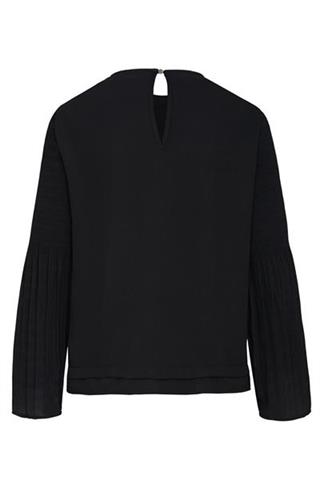 Czarna bluzka damska elegancka 84227 - 12521