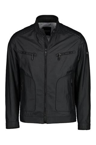 Czarna kurtka męska ze stójką 22047 - 125841