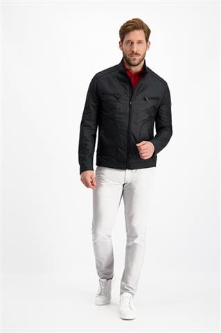 Czarna kurtka męska ze stójką Jocker Black 22047 - 125891