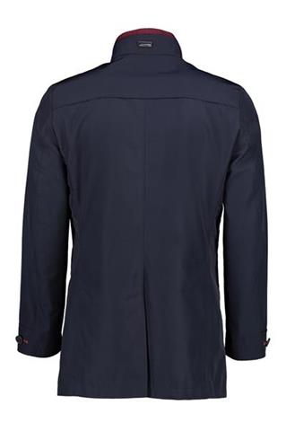 Granatowy płaszcz męski Rossi Maxi 2 Lugo 24528 - 126171