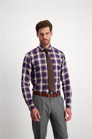 Męska koszula w kratę Lavard Gold 93171 - 126511