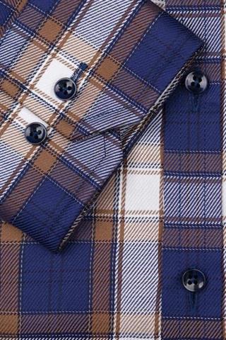 Męska koszula w kratę Lavard Gold 93171 - 126531