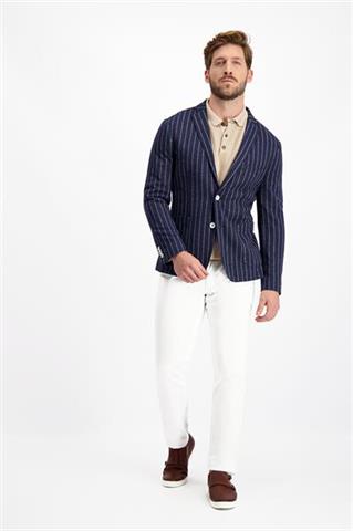 Granatowa marynarka w prążki Mati Fina Stripes 46051 - 128221