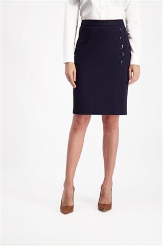 Granatowa spódnica ołówkowa Ksara Linky 84966 - 134621
