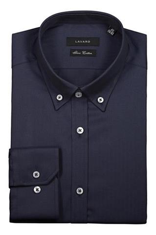 Granatowa koszula button down 93117 - 136611