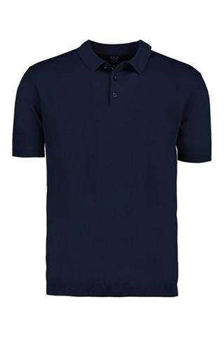 Granatowe męskie polo 73879 - 138561