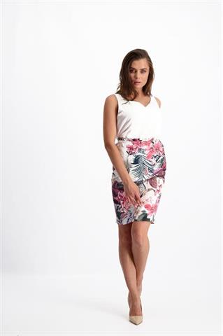 Elegancka biała bluzka Mila 85066 - 141121