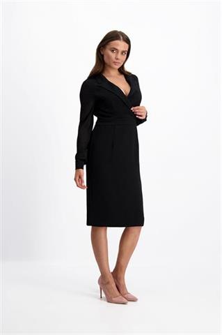Czarna sukienka elegancka 85060 - 142841