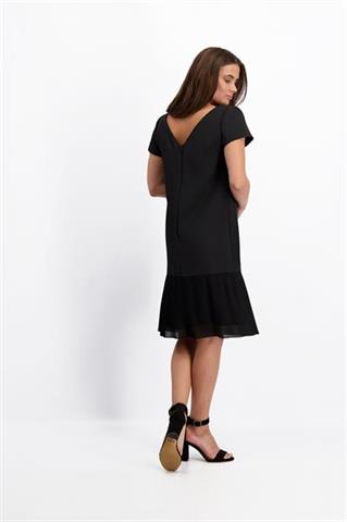 Czarna sukienka na sylwestra Mona 85068 - 142911