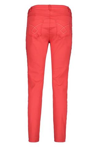 Czerwone spodnie damskie chino Snake 83863 - 144131