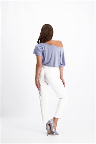 Niebieska bluzka damska oversize Ivi 84778 - 144331
