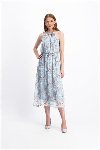 Zwiewna sukienka midi Nelly 85418 - 148601