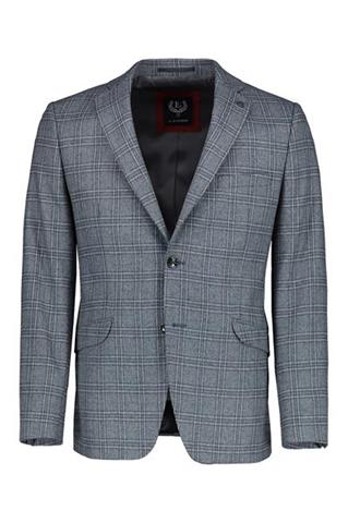 Szara marynarka męska w kratę Casimiro Maxi Breeze 46033 - 149261