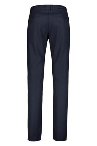 Granatowe spodnie w mikro wzór chinos 64561 - 149511