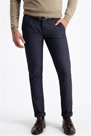 Spodnie męskie w kratkę Chinos Lester 64563 - 149621