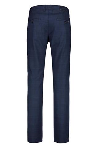 Granatowe spodnie w kratę chinos 64565 - 149731
