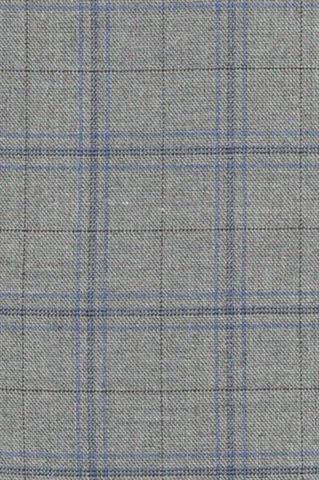 Szary garnitur w kratę Mix&Match (255) spodnie - 149881